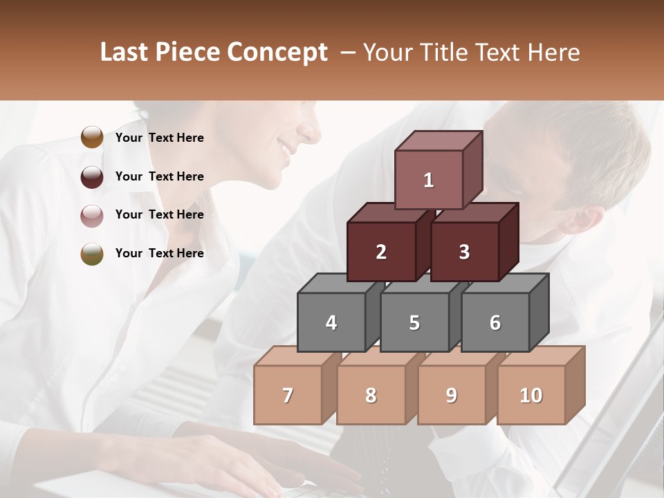 Expression Man Business PowerPoint Template