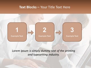 Expression Man Business PowerPoint Template