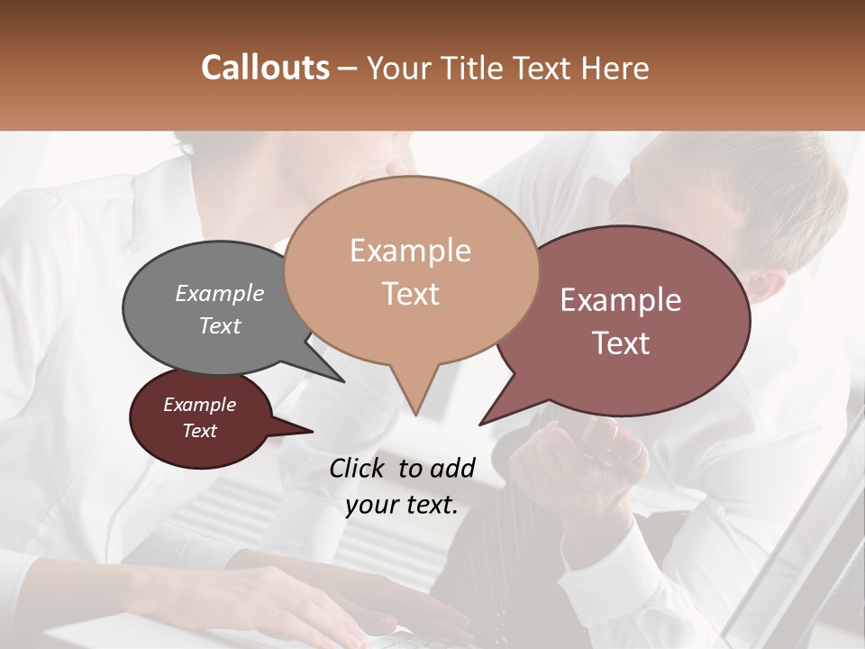 Expression Man Business PowerPoint Template