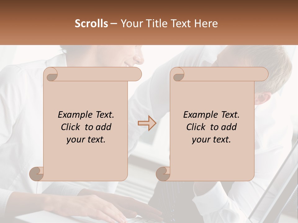 Expression Man Business PowerPoint Template