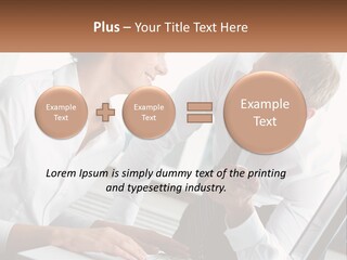 Expression Man Business PowerPoint Template