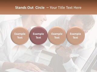 Expression Man Business PowerPoint Template