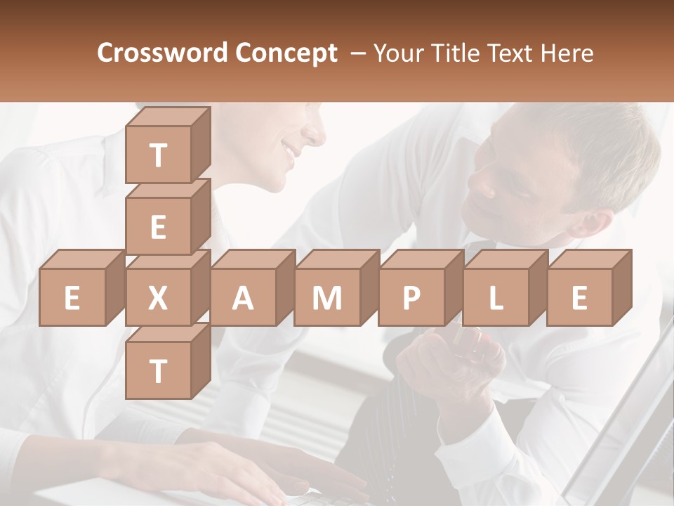 Expression Man Business PowerPoint Template