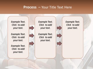 Expression Man Business PowerPoint Template