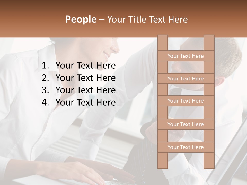 Expression Man Business PowerPoint Template