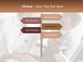 Expression Man Business PowerPoint Template