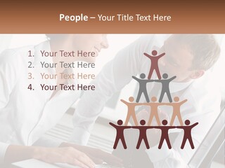 Expression Man Business PowerPoint Template