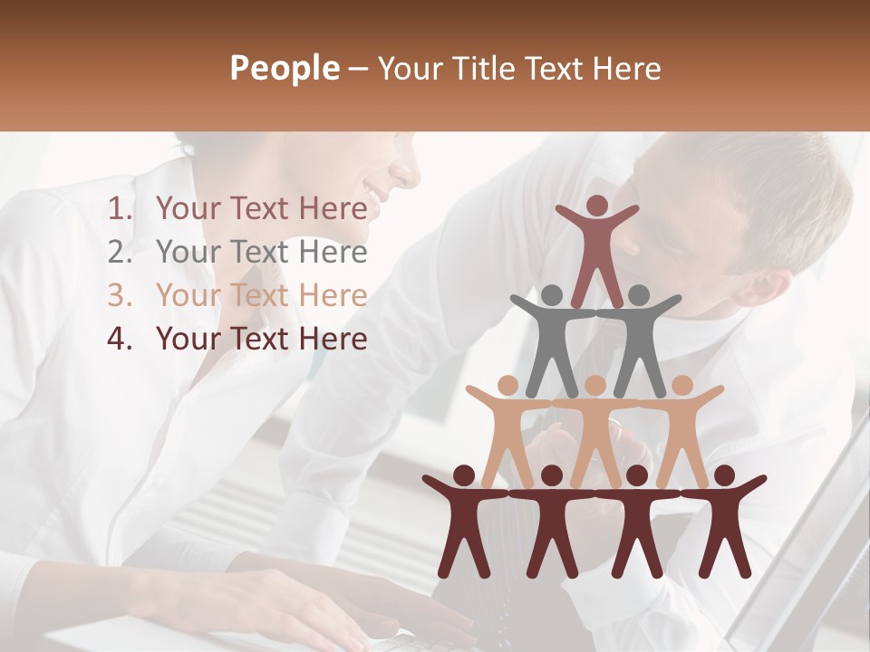 Expression Man Business PowerPoint Template