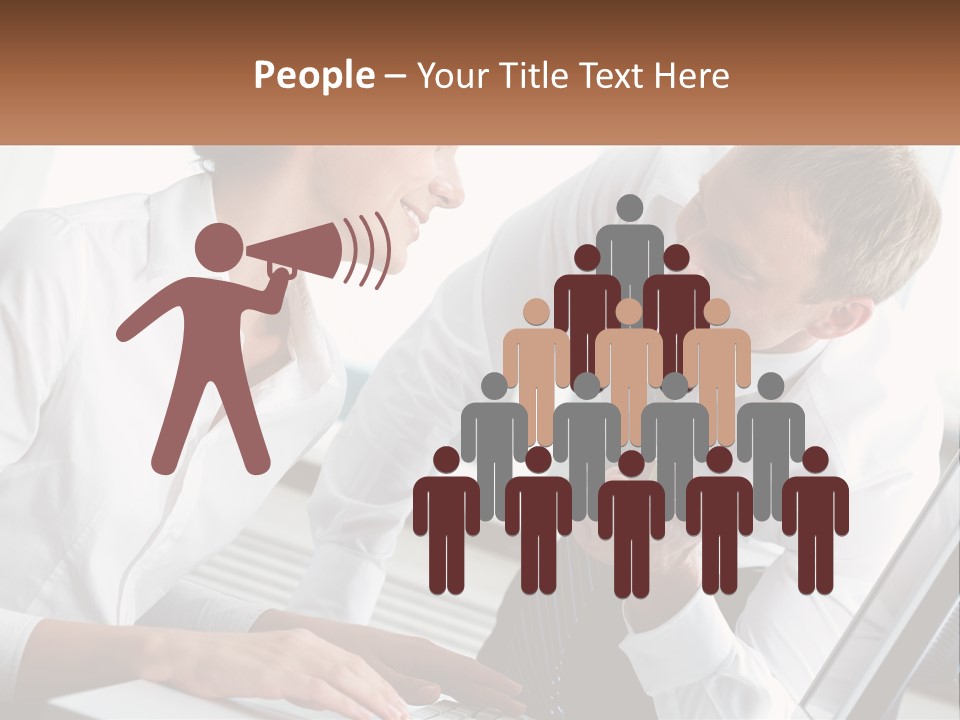 Expression Man Business PowerPoint Template