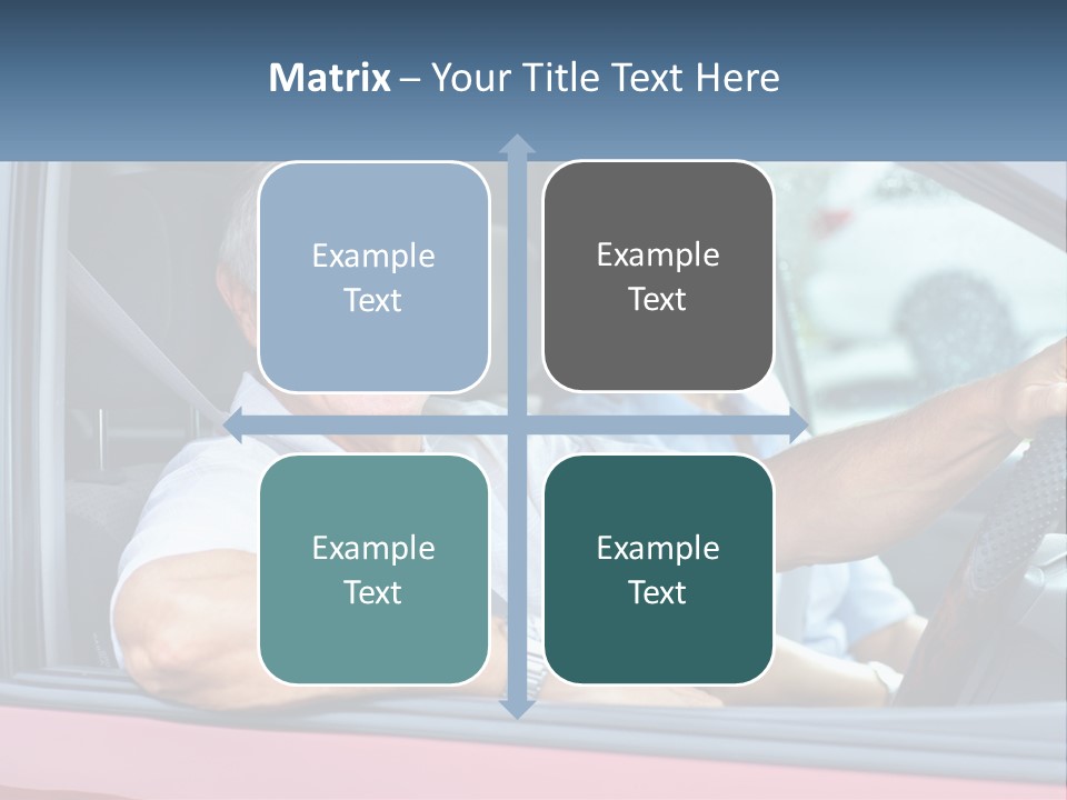 Man White Retirement PowerPoint Template