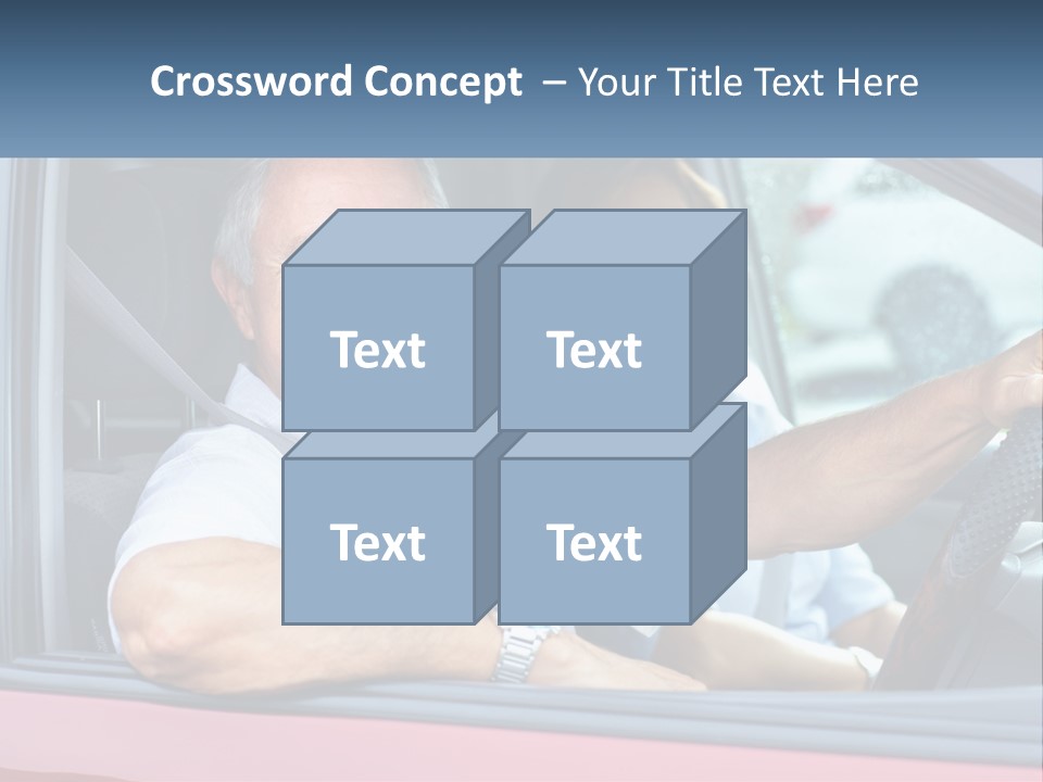 Man White Retirement PowerPoint Template