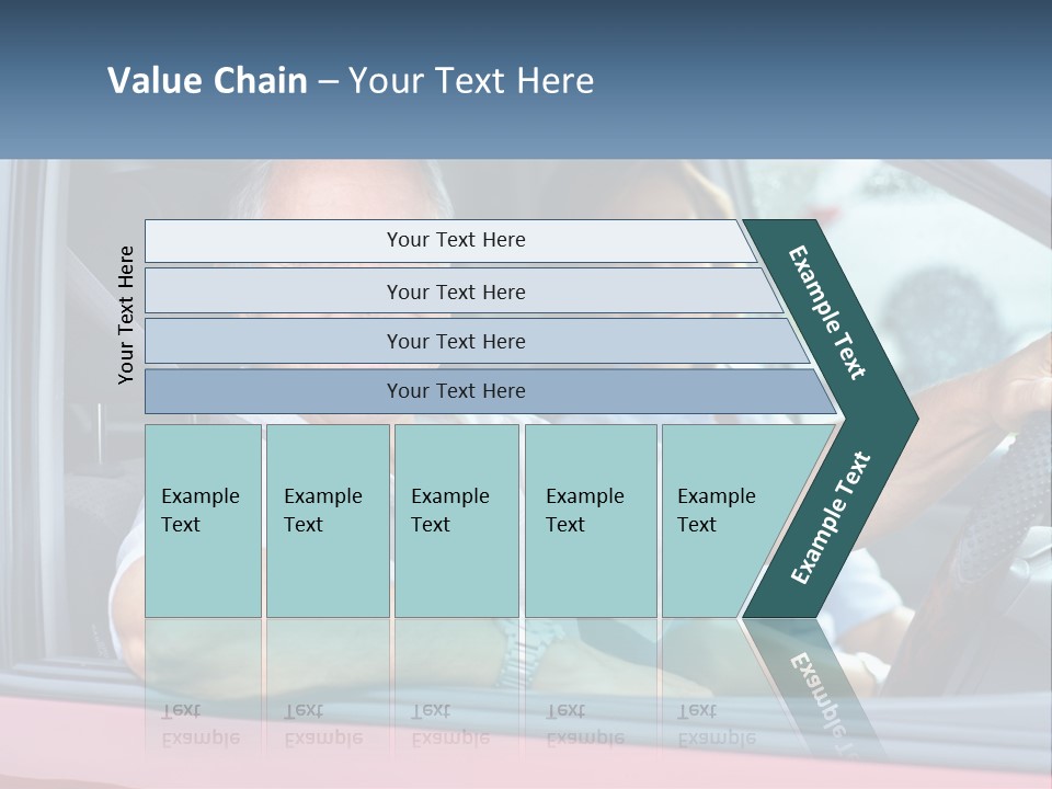 Man White Retirement PowerPoint Template