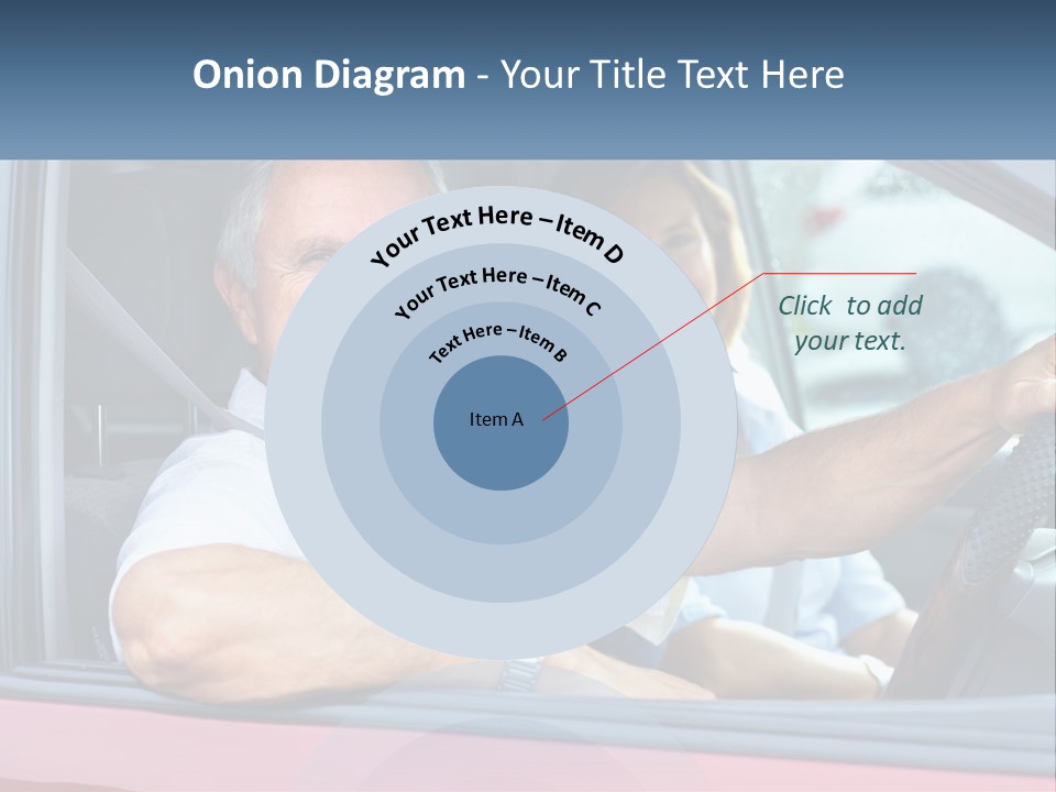 Man White Retirement PowerPoint Template