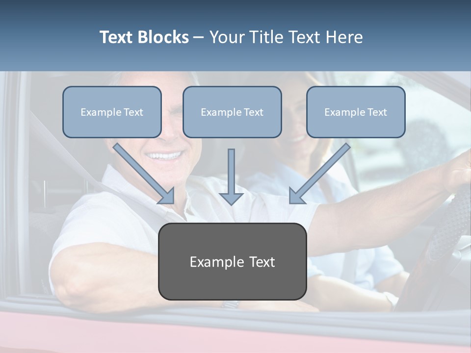 Man White Retirement PowerPoint Template