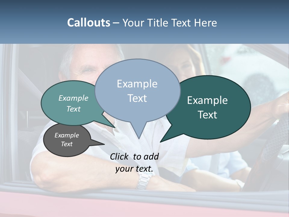 Man White Retirement PowerPoint Template