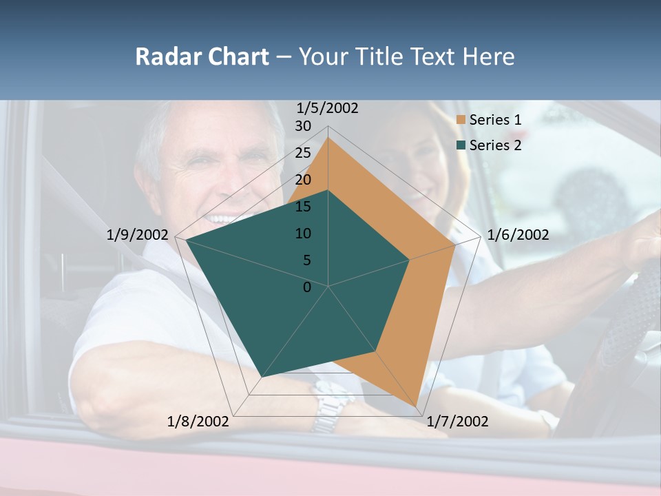 Man White Retirement PowerPoint Template