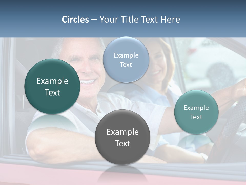 Man White Retirement PowerPoint Template