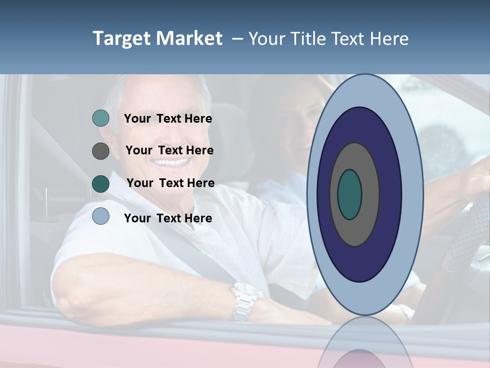 Man White Retirement PowerPoint Template