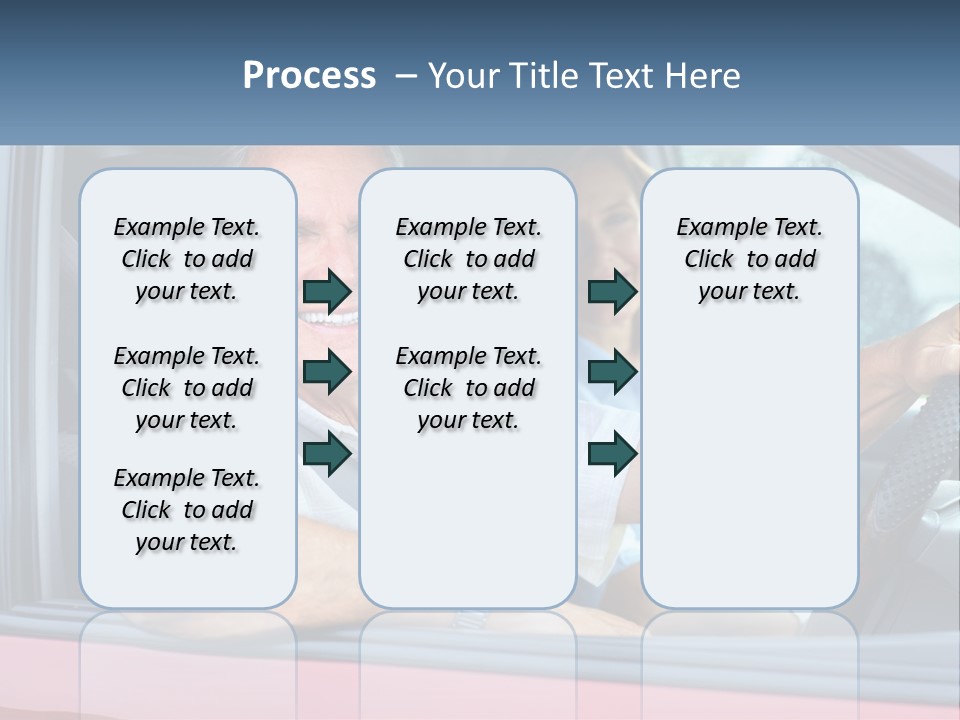Man White Retirement PowerPoint Template