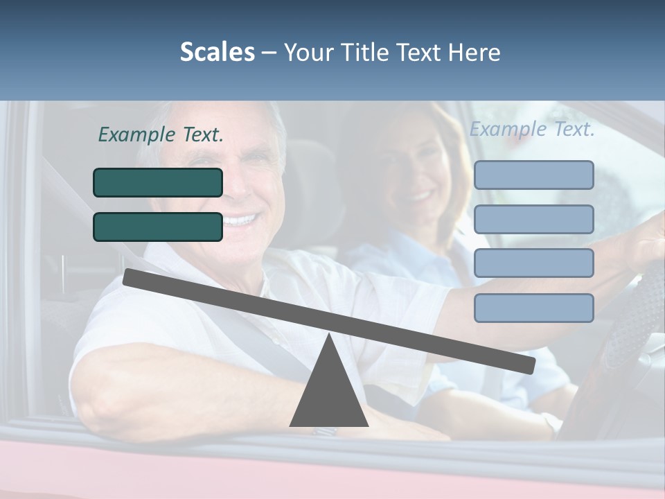 Man White Retirement PowerPoint Template