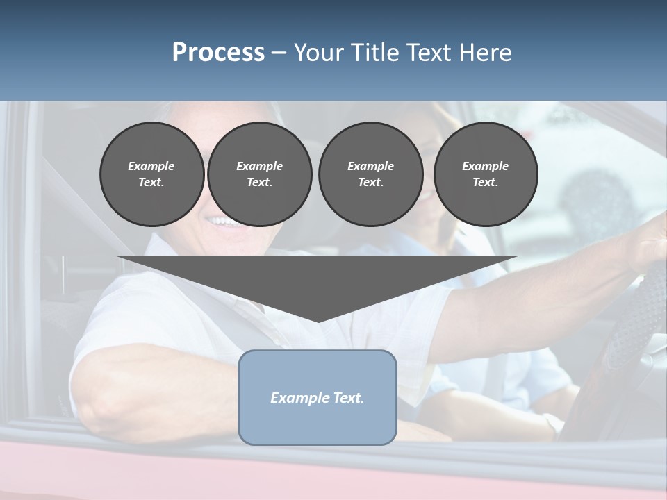 Man White Retirement PowerPoint Template