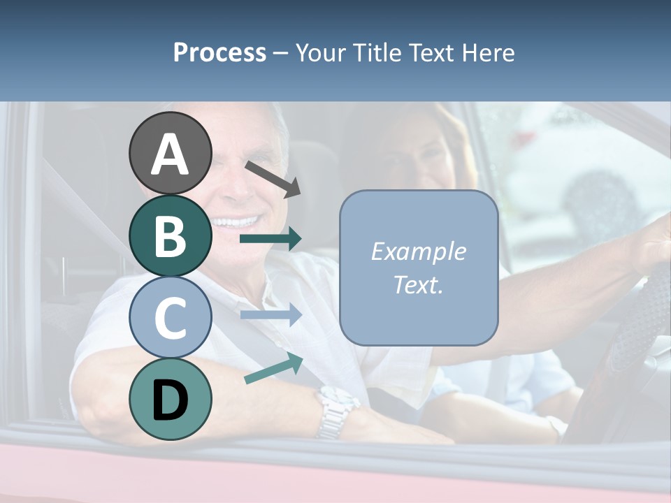 Man White Retirement PowerPoint Template