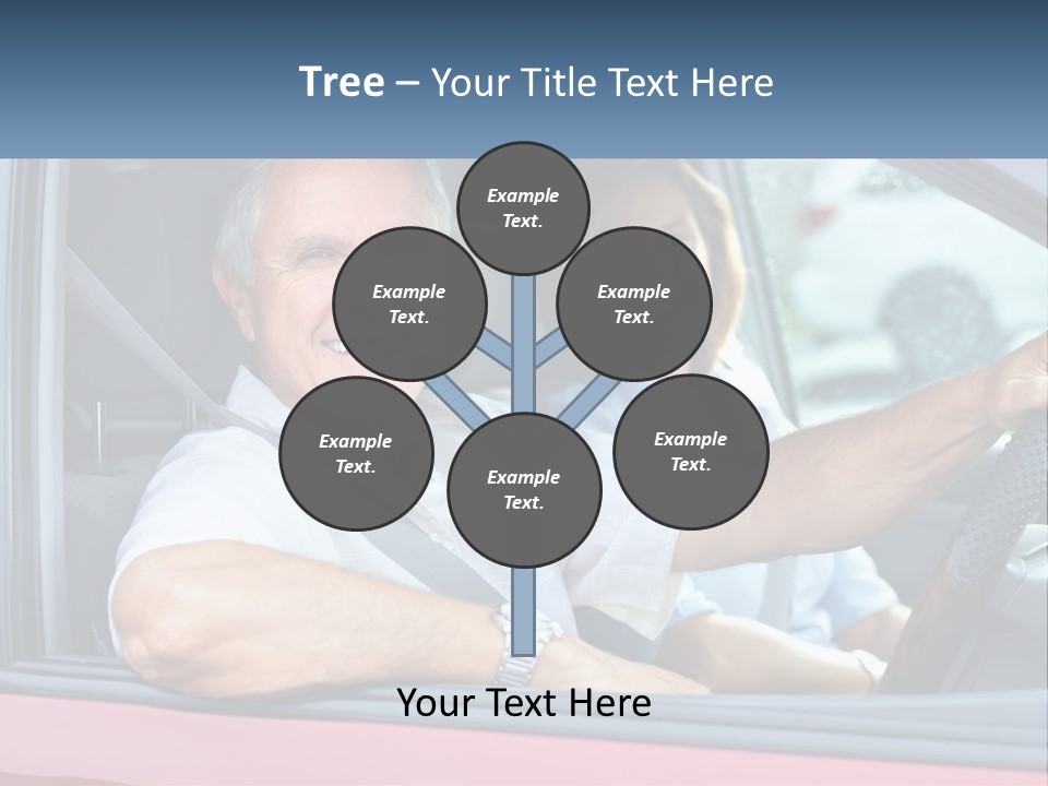 Man White Retirement PowerPoint Template