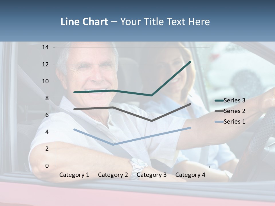 Man White Retirement PowerPoint Template