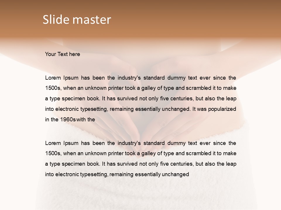 Tummy Weight Slim PowerPoint Template