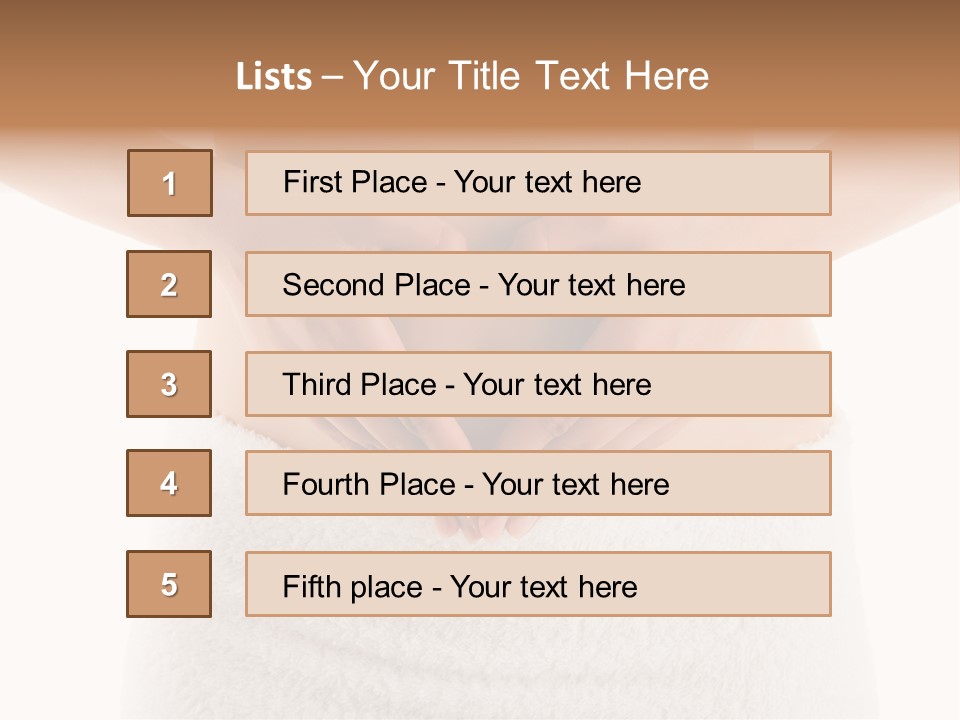 Tummy Weight Slim PowerPoint Template