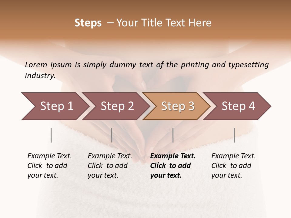 Tummy Weight Slim PowerPoint Template