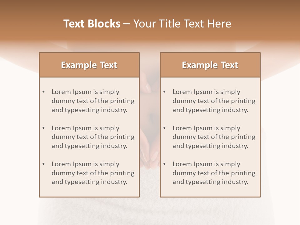 Tummy Weight Slim PowerPoint Template