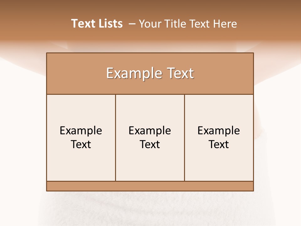 Tummy Weight Slim PowerPoint Template