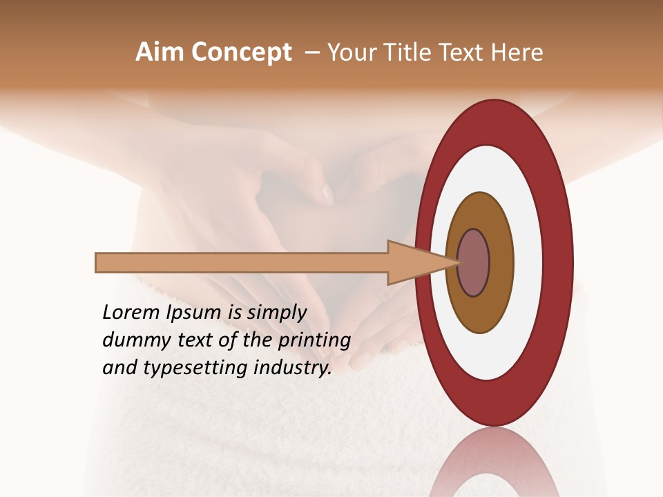 Tummy Weight Slim PowerPoint Template