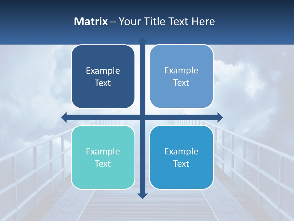 Stairway Holy Light PowerPoint Template
