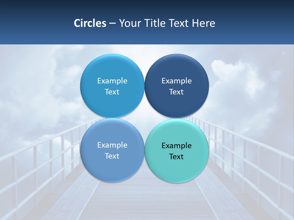 Stairway Holy Light PowerPoint Template
