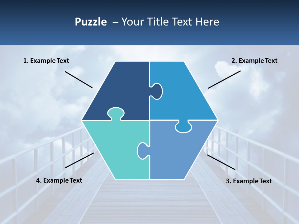 Stairway Holy Light PowerPoint Template