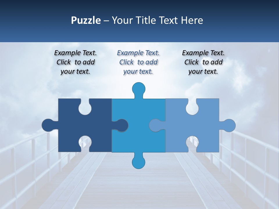 Stairway Holy Light PowerPoint Template