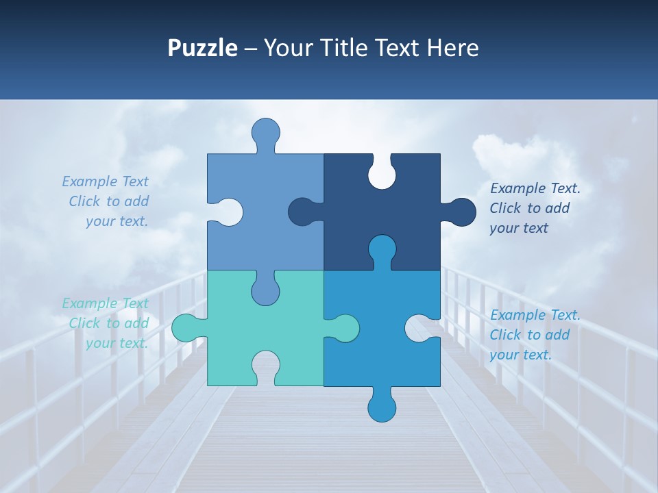 Stairway Holy Light PowerPoint Template