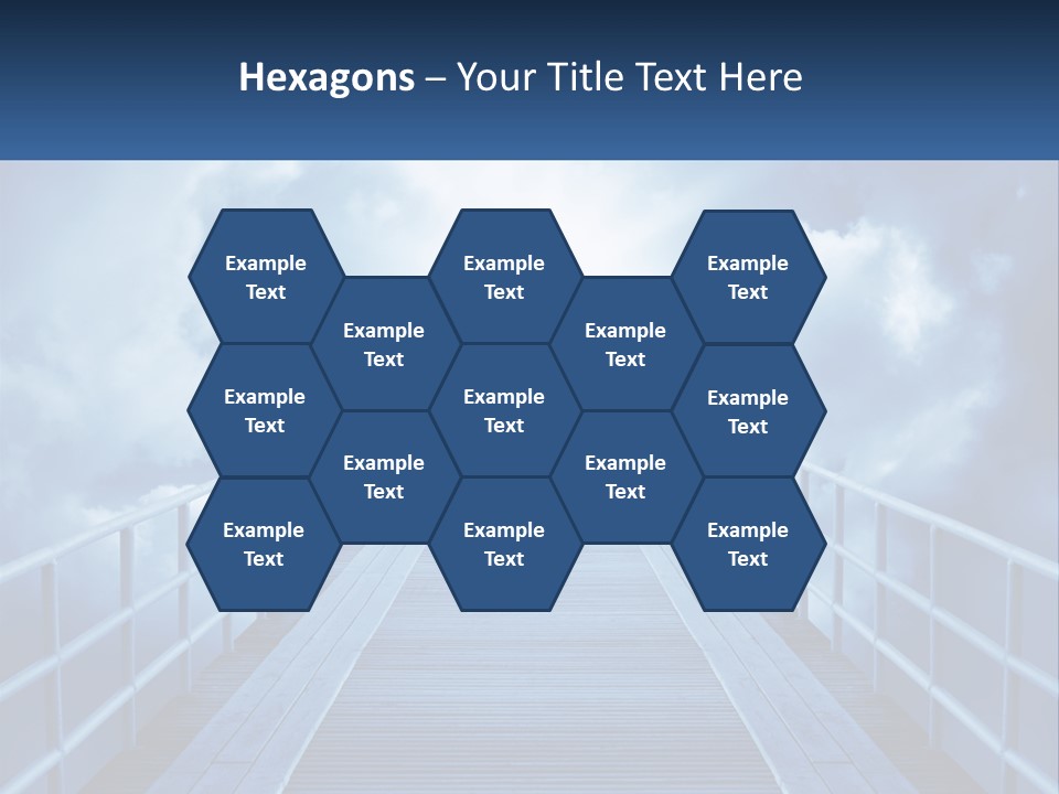 Stairway Holy Light PowerPoint Template