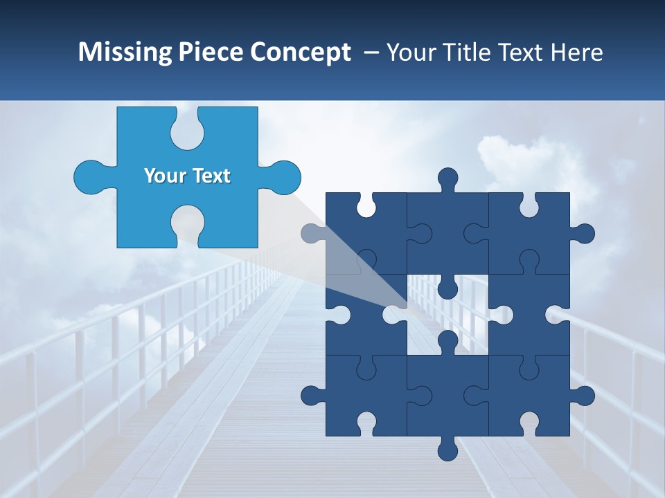 Stairway Holy Light PowerPoint Template