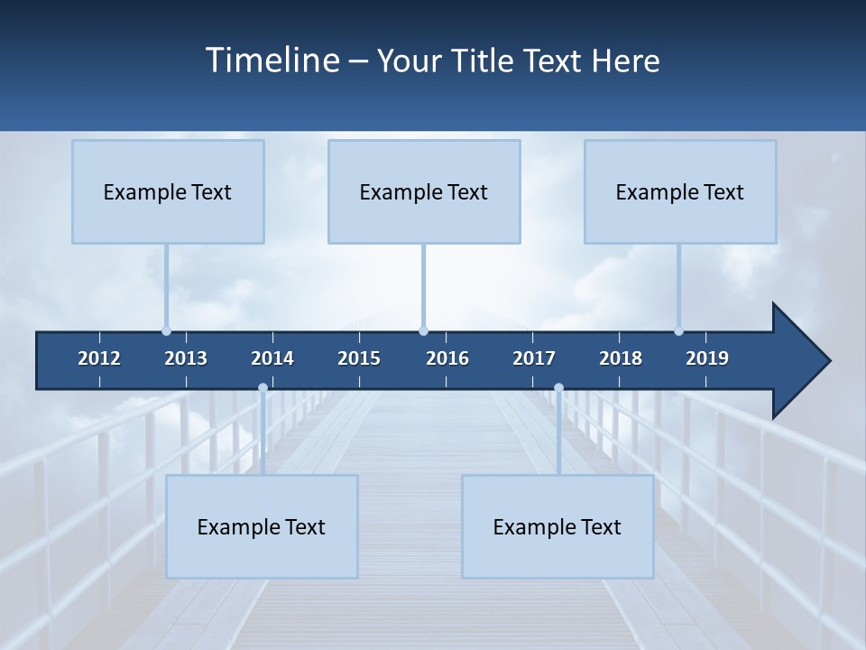 Stairway Holy Light PowerPoint Template