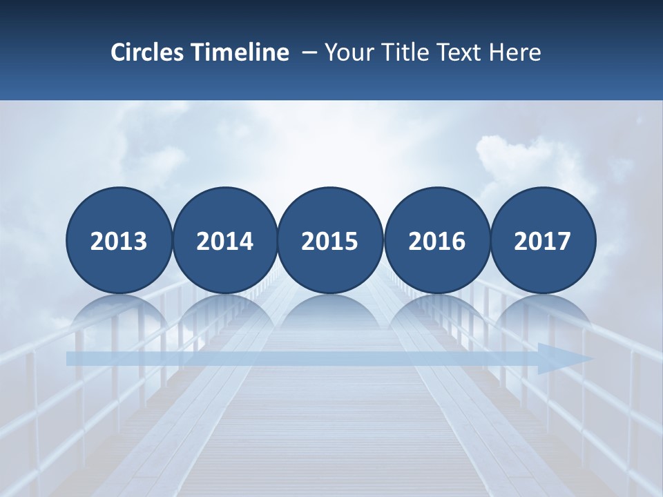 Stairway Holy Light PowerPoint Template