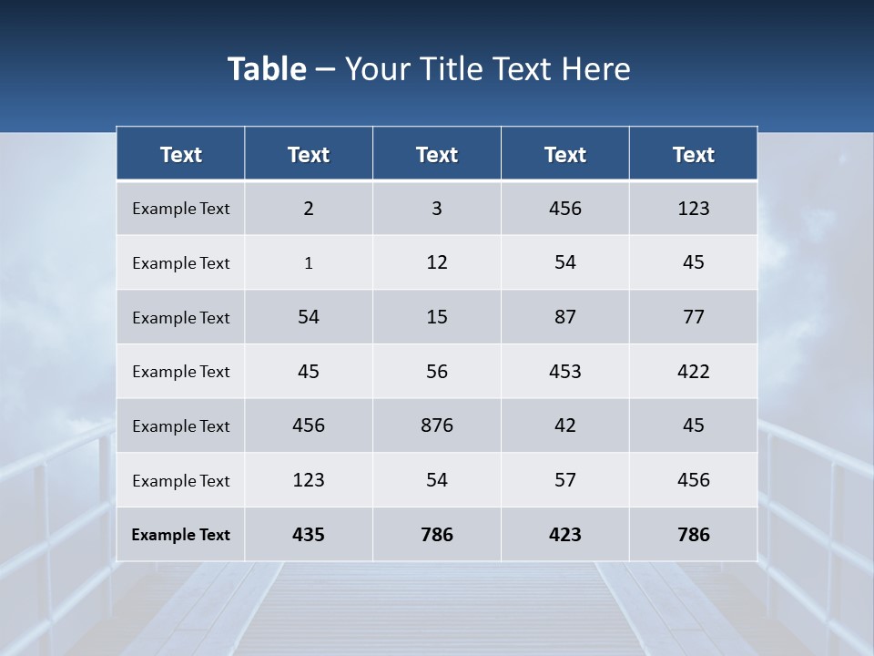 Stairway Holy Light PowerPoint Template