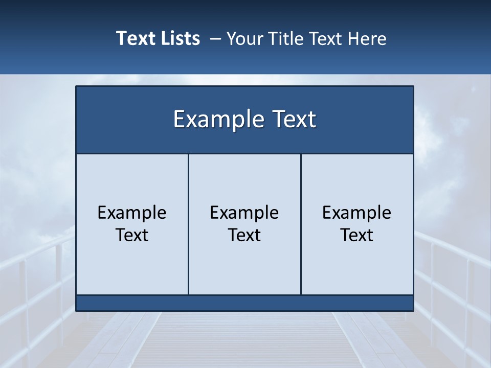 Stairway Holy Light PowerPoint Template
