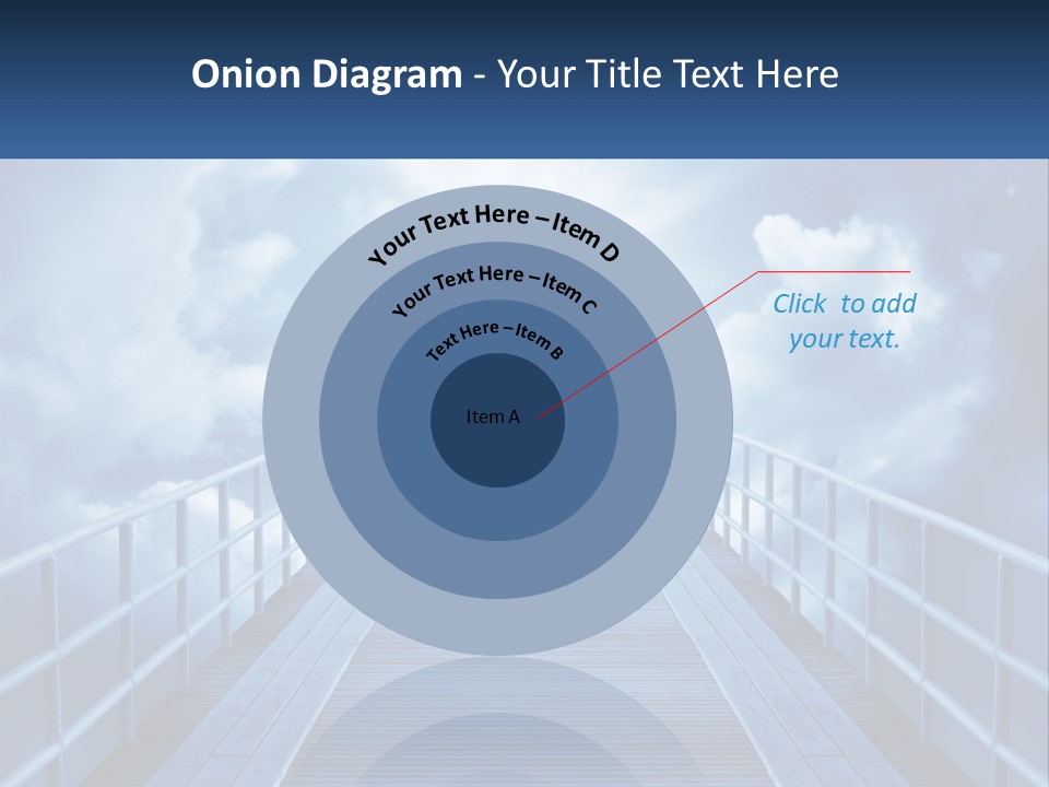 Stairway Holy Light PowerPoint Template