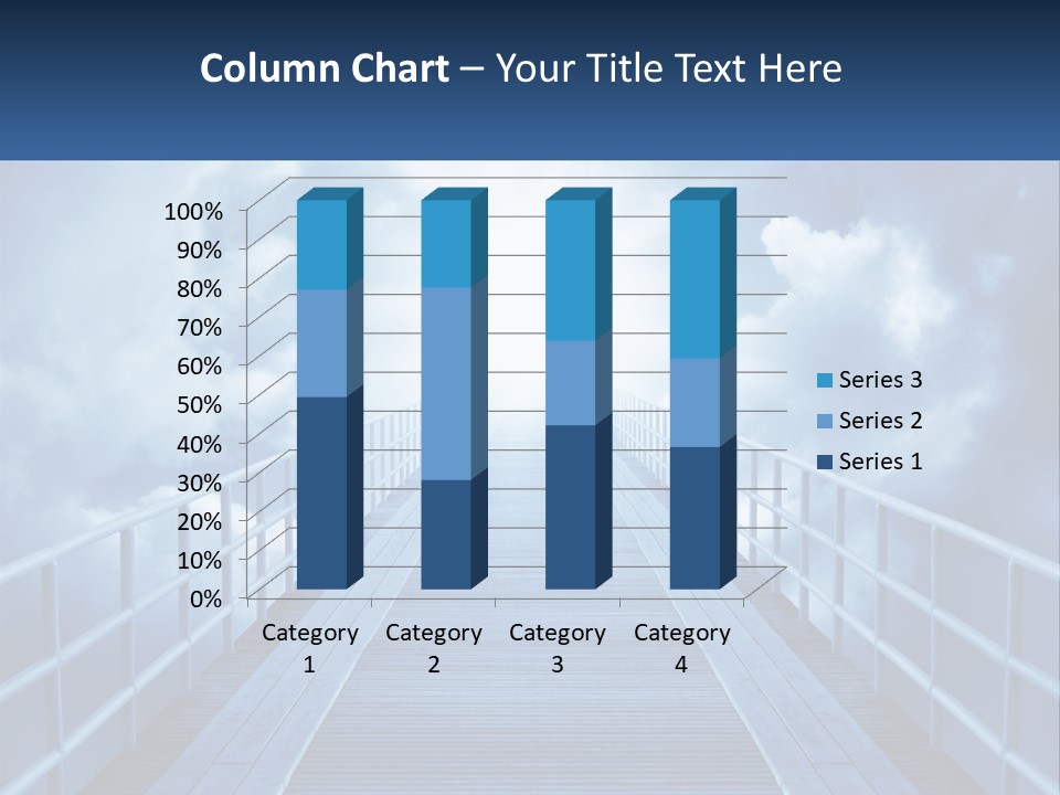 Stairway Holy Light PowerPoint Template
