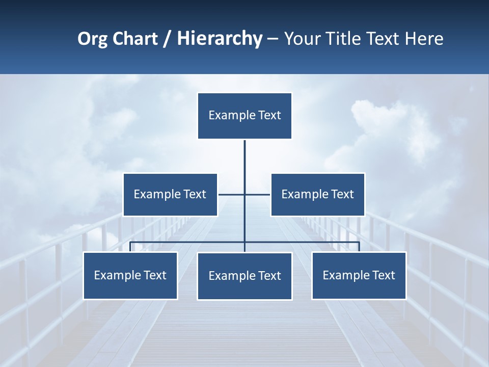 Stairway Holy Light PowerPoint Template