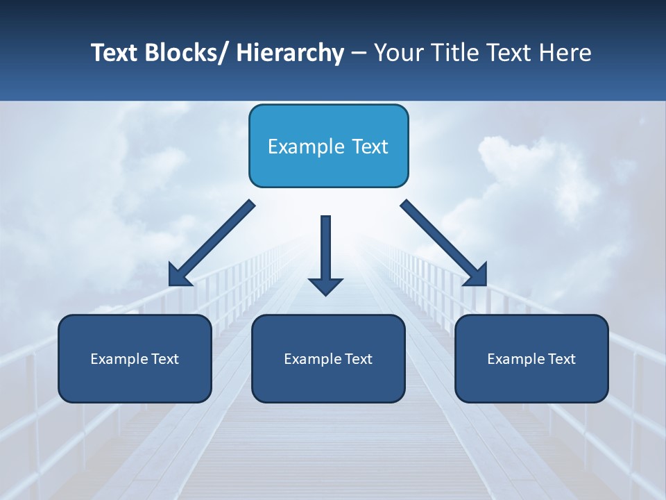 Stairway Holy Light PowerPoint Template