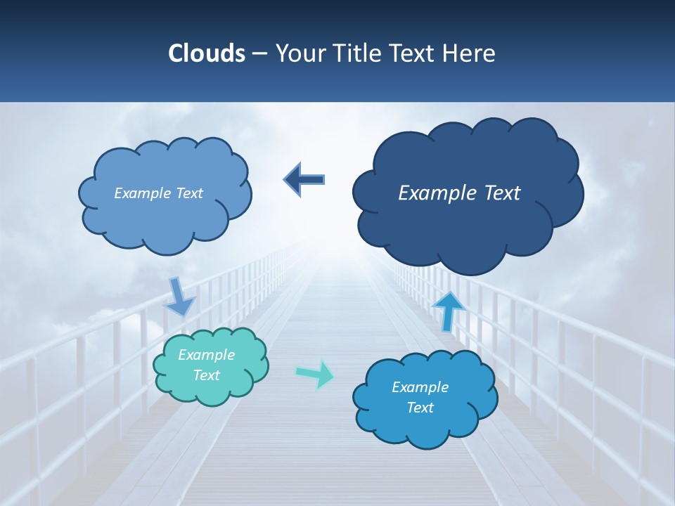 Stairway Holy Light PowerPoint Template
